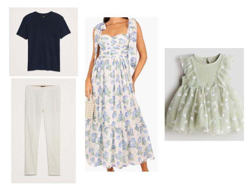 Outfit ideas for summer family photos by Erin Dwyer Photography.