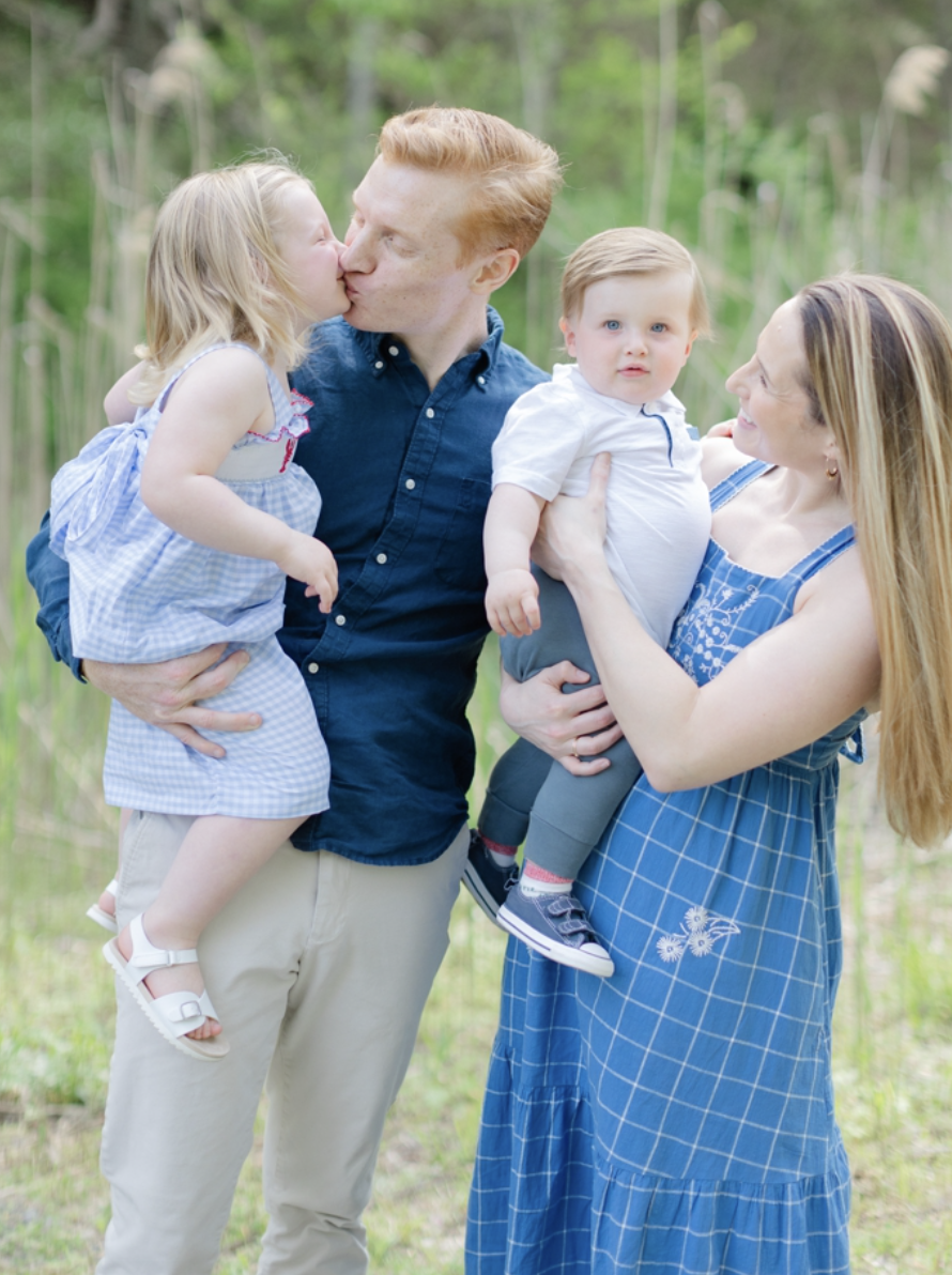 Young family at Natirar Park NJ family photos Erin Dwyer Photography.