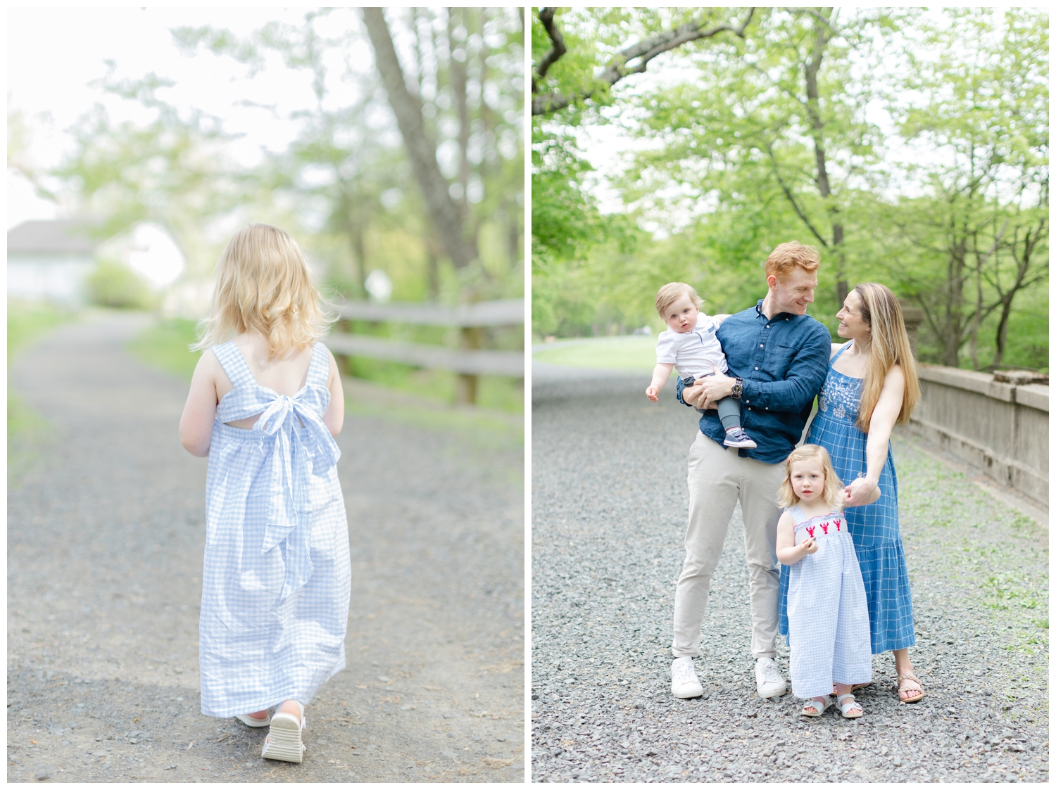 Young family at Natirar Park NJ family photos Erin Dwyer Photography.