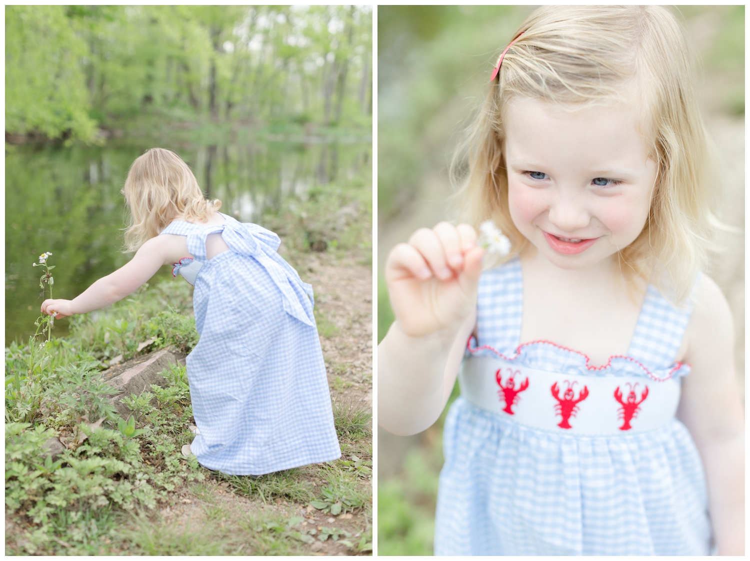 Toddler girl at Natirar Park NJ family photos Erin Dwyer Photography.