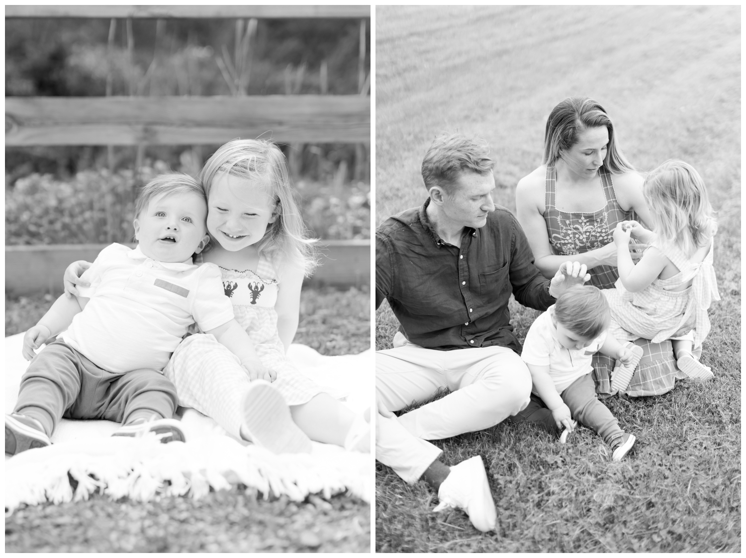 Young family at Natirar Park NJ family photos Erin Dwyer Photography.