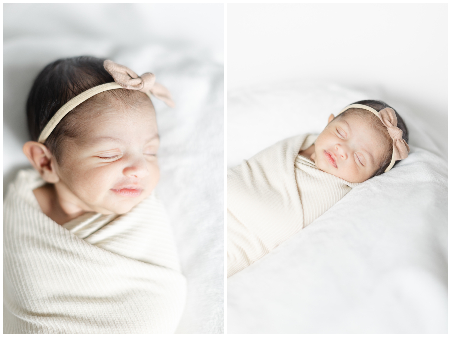what-to-expect-during-your-newborn-session 0001 Swaddled newborn baby girl for newborn photos in NJ.