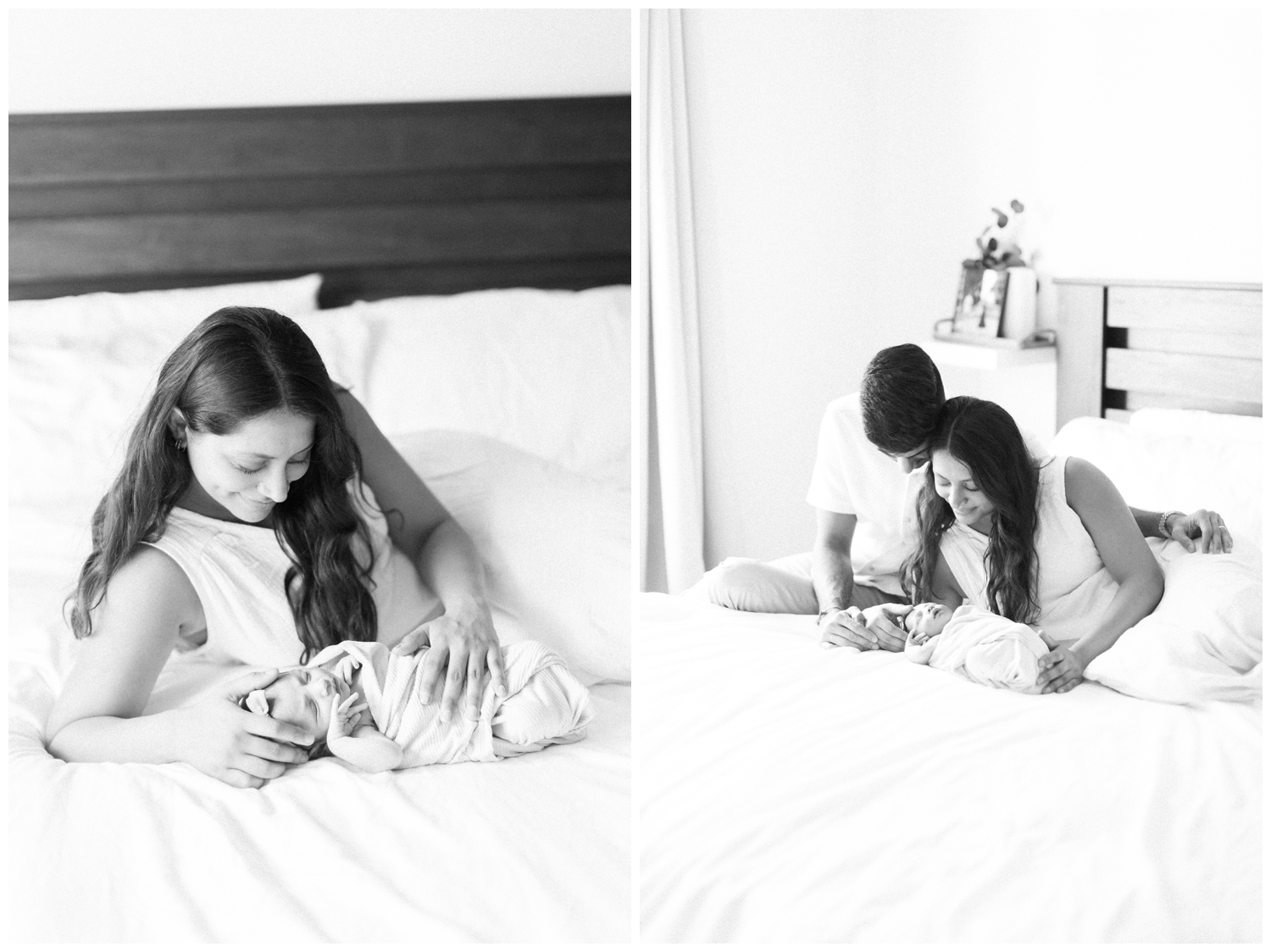 what-to-expect-during-your-newborn-session 0007 Mom and dad with their baby for newborn photos in NJ.